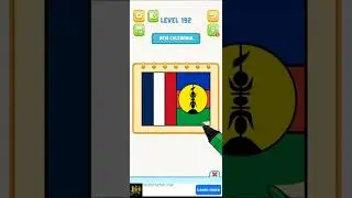 New Caledonia. Flag Painting Puzzle