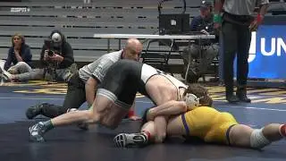 184lbs Reece Heller (Pitt) vs Dennis Robin (West Virginia)