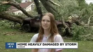 Tuscola Co. couple&rsquo;s home experienced heavy storm damage from severe thunderstorms