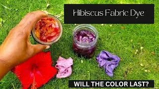 How to Dye Fabric With Hibiscus Flowers and Maintain Color