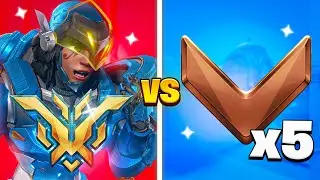 Top 500 Pharah (Fareeha) vs 5 Bronzes