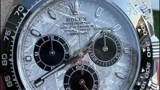 Rolex Meteorite Dial - Everything To Know #rolex #rolexdaytona #rolexgmt #rolexdaydate #meteorite