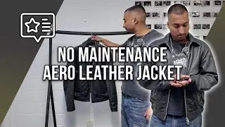 No Maintenance Aero leather jacket