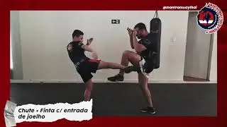 Muay Thai - Chute + finta e entrada de joelhada