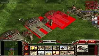 Command & Conquer: Generals, Money Map, China vs 3 USA, Brutal Difficulty