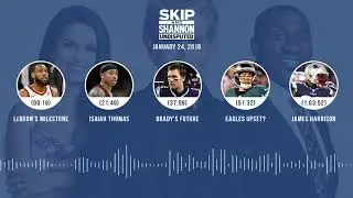UNDISPUTED Audio Podcast (1.24.18) with Skip Bayless, Shannon Sharpe, Joy Taylor | UNDISPUTED
