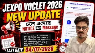 Jexpo Voclet 2026: New Update | Jexpo 2026 | Voclet 2026 | Jexpo Voclet Polytechnic Admission 2026