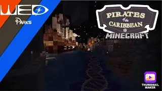 NEW! Pirates of the Caribbean Minecraft (2023 W.E.D. Parks)