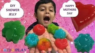 DIY Shower Jelly! Easy Homemade Mother's Day Gift Idea! Craft Activities for Kids from VKids Play