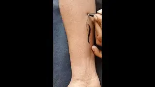 Tribal tattoo design | hand tattoo design @artofindia9844 #diy #shorts #youtubeshorts #shortvideo