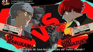 Persona 4 Arena ULTIMAX Shadow Yu Vs Sho fight ps5 4K 60FPS