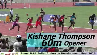 Kishane Thompson Opens 2026 Season With Fast 6.52s | Defeats Bryan Levell in 60m Showdown