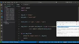 Python 3 img2pdf Library to Export All Images in Directory to PDF Document in Terminal