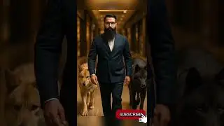 Dr Doom walking on the ramp with wolves🐺🐺 #ai #trending #viralvideo #toniaitoons #wolf