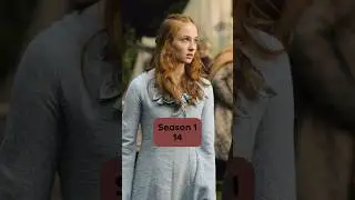 The Game of Thrones (2011-2019) How Sansa Stark Changed Each Year. Sophie Turner