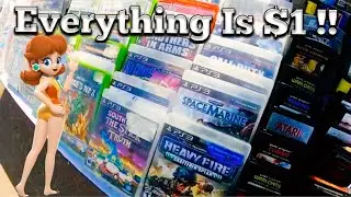 $1 VIDEO GAMES! Retro & Modern - Flea Market Flipping