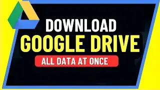 How to Download All Files From Google Drive At once { Step By Step }