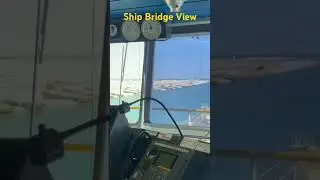Navigation Ship Bridge, Forward Console, Wheel House #shorts #sailing #ship #sea #navigation