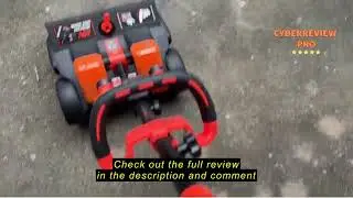 Review VOLTASK Cordless Snow Shovel with Wheels, 48V | 16-Inch | 4-Ah Brushless Cordless Snow Blower