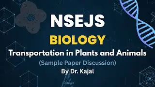 NSEJS Biology | Transportation in Plants & Animals | Concept Strengthening & Question Practice |