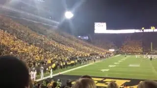 Kinnick Stadium Chanting I-O-W-A