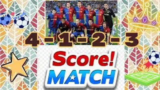 (4-1-2-3) training playing as the best barcelona in score match