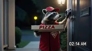 cute racoon