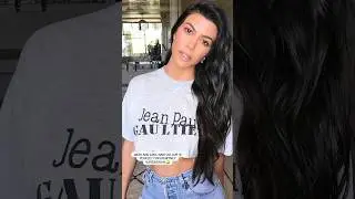 Kourtney Kardashian light vs dark hair #ytshorts #colour #beauty #fashion #hair