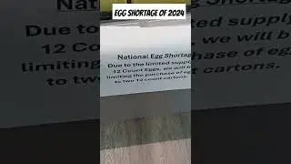 Egg Shortage Of 2025 | I put the wrong year