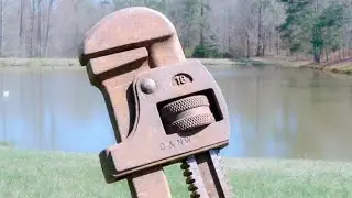 RUSTED Pipe Wrench Restoration - Can this rusty old tool be saved?