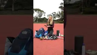 What's in Team USA Heptathlete Chari Hawkins track bag?
