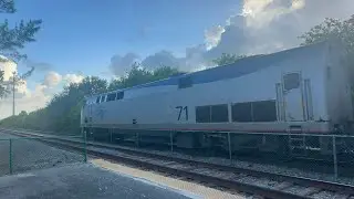 Amtrak Silver Meteor Train P097 at Deerfield Beach 6/13/25