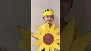 Sunflower Fancy Dress Competition Sunflower Costume for fancy Dress #shorts #ytshorts #fancydress