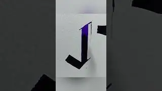 Letter J in stylish font part 12#gothiccalligraphy#calligraphymaster#youtubeshort#handwritingstyle