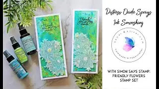 Distress Oxide Sprays Ink Smooshing Cards