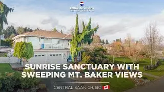 Sunrise Sanctuary with Sweeping Mountain Views!  |  6428 Bella Vista Drive, Central Saanich, BC