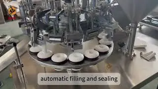 Semi-automatic hose filling and sealing machine.#JKMF #chinamachinery #packingmachine