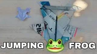 &ldquo;Sirf Newspaper Se Banaya Jumping Mendhak 🐸😱 | Paper Frog Experiment&rdquo;