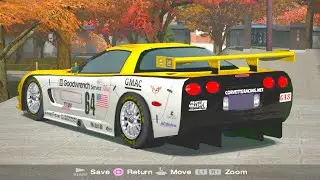 Gran Turismo 4 Chevrolet Corvette C5R (C5) Le Mans Race (Onboard)