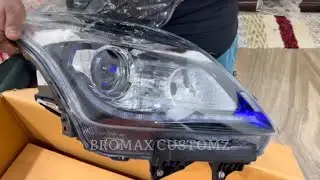 BALENO ALPHA BRAND NEW LED PROJECTOR HEADLIGHT INSTALLED ON ZETA @ BROMAX CUSTOMZ