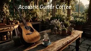 Peaceful Acoustic Guitar & Steaming Coffee | Gentle Background Music for Work