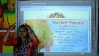 PREP ENGLISH RHYME ' TEN LITTLE FIREMEN'
