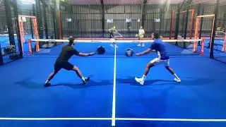 PADEL BUBBLE CLUB BLARICUM SET 3 ! Vernon/Mitchel VS D.F./Romano