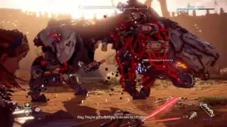Horizon Zero Dawn - Corrupted Behemoth Weak Point Targeting Ultra Hard No Damage