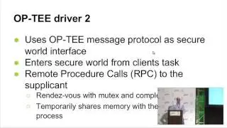 SFO15-200: Linux kernel generic TEE driver