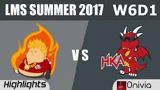 FB vs HKA Highlights Game 2 LMS 精華 夏季職業聯賽 2017  M&Ugrave;A H&Egrave; Fireball vs Hong Kong Attitude