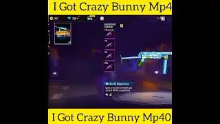 I Got Crazy Bunny Mp40😱😱 Permanent In Only 1 Spin - Garena Free Fire #shorts &lrm;@Total Gaming&nbsp; &lrm;@Rai 😱