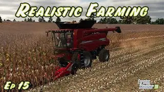 Corn Harvest Madness 🌽🚜 (Ep 15) | FS25 Realistic Farming #realisticfarming
