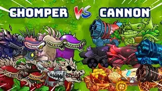 PvZ1 Fusion 3.3 Challenges!!! Team ULTIMATE CHOMPER vs Team  ULTIMATE CANNON | Who Will Win???