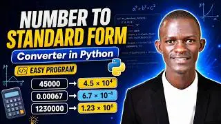 Math in code: Number to Standard Form Converter in Python
